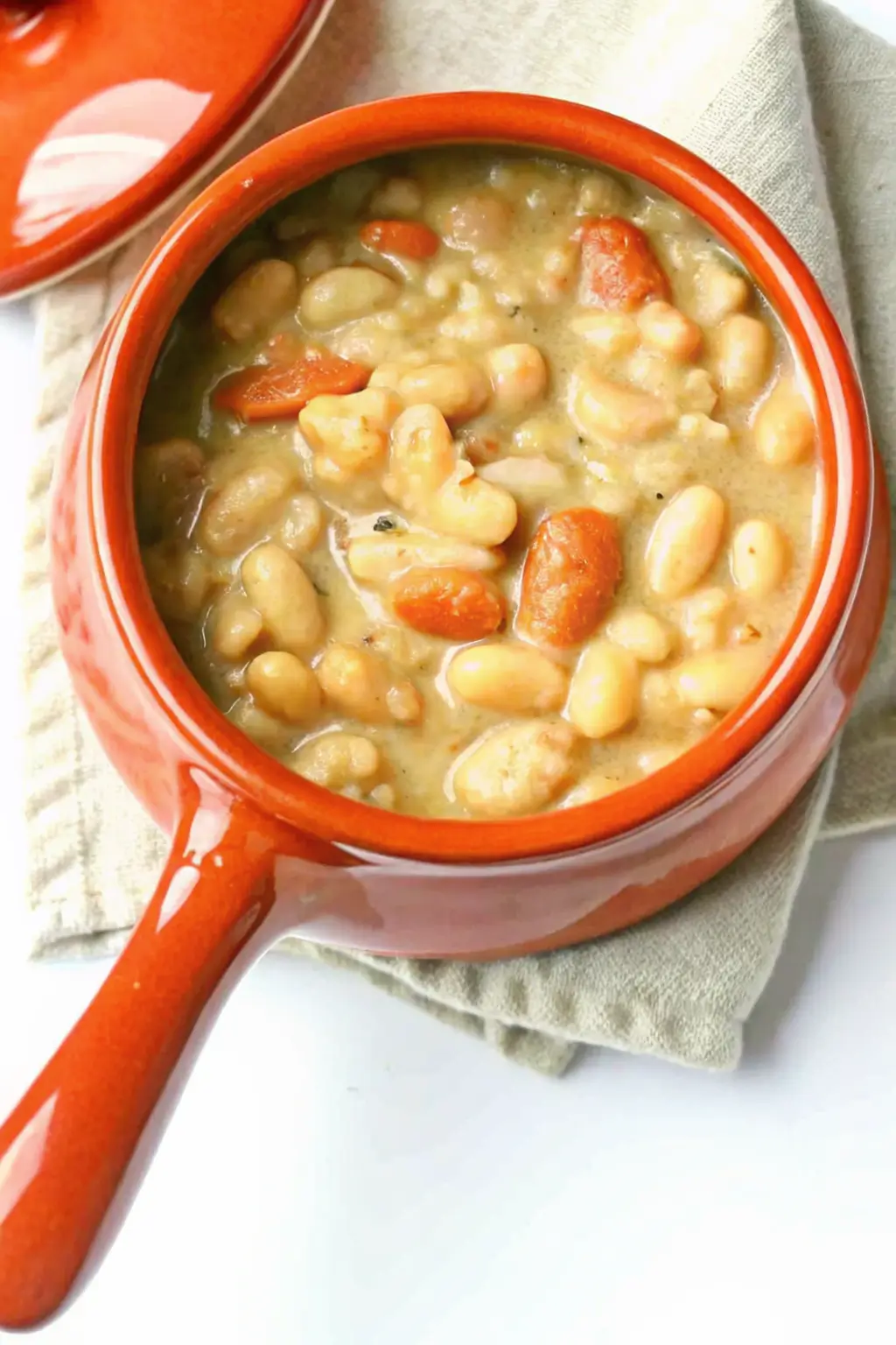 Bowl of creamy homemade lima bean recipe
