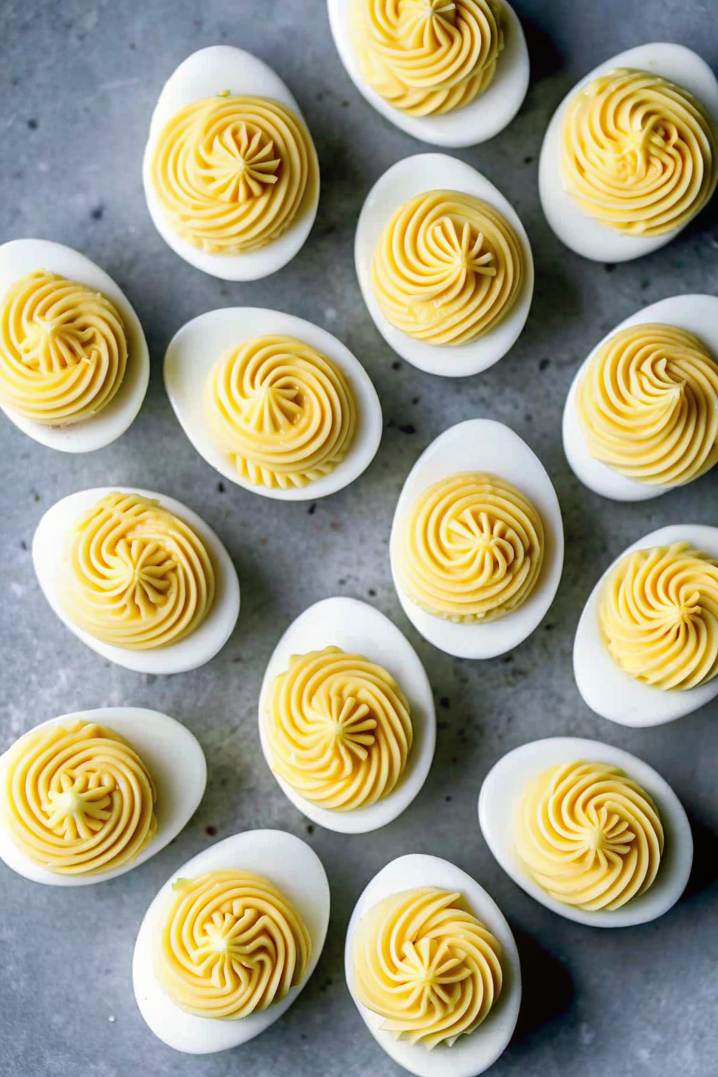 Hard-boiled eggs in a pot of water being prepared for an ice bath.